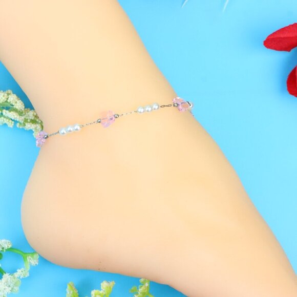 Elegant Handmade Anklet – Perfect for Women & Girls | Ideal Gift Option, DYC1529 - Picture 2 of 10